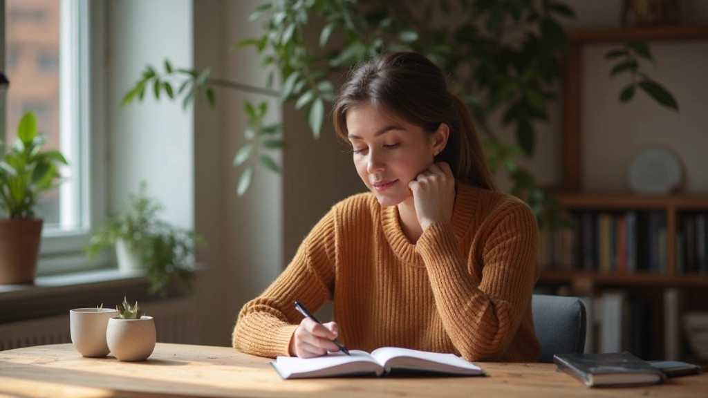 Persoon maakt bewuste keuze met heldere geest en intentie